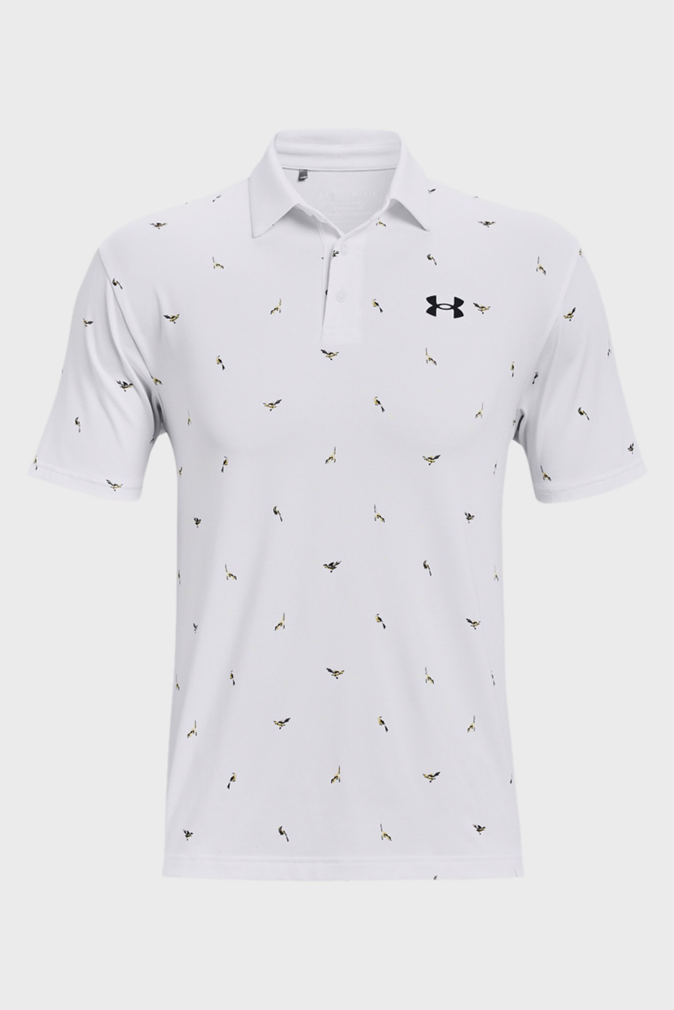 Мужское белое поло с узором UA Playoff Polo 2.0 Under Armour Мужское белое поло с узором UA Playoff Polo 2.0 11