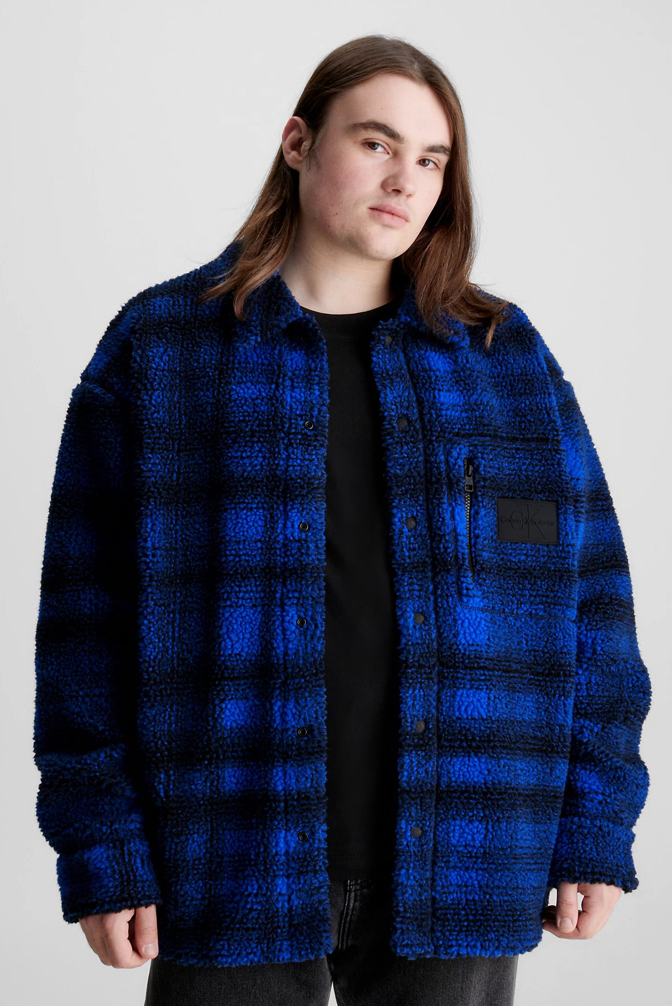 Мужская рубашка-пальто в клетку HEAVY FABRICATION OVERSHIRT 4