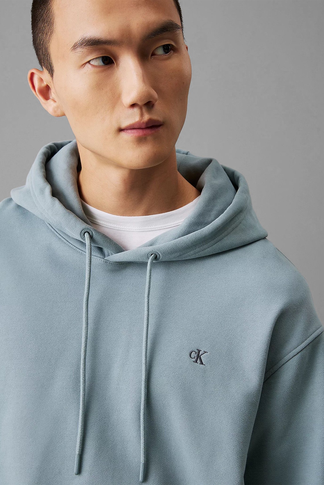 Мужское синее худи HEAVYWEIGHT CK EMBROCalvin Klein Jeans Мужское синее худи HEAVYWEIGHT CK EMBRO 5