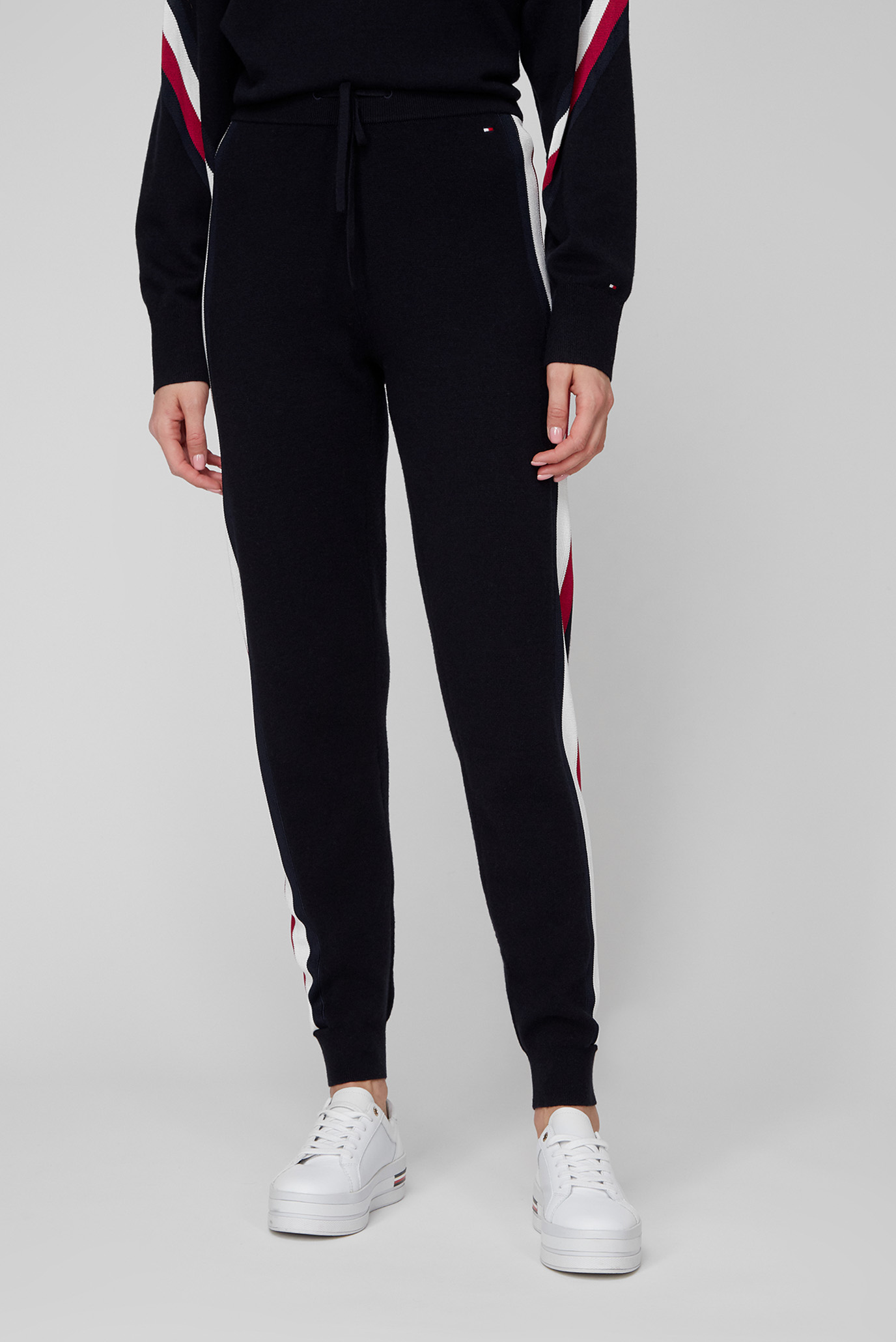 Женские темно-синие брюки GLOBAL STRIPE 6