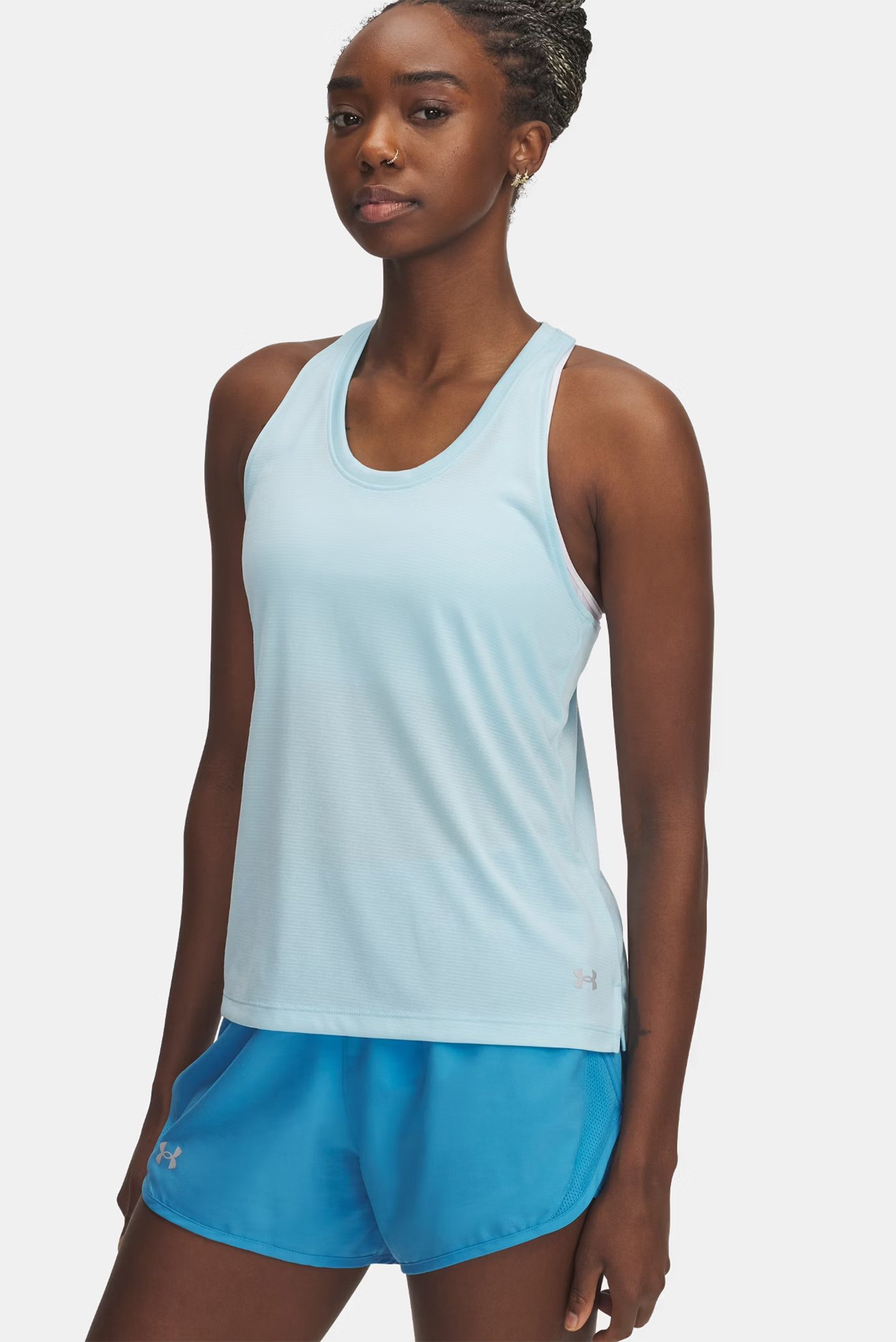 Майка UA Launch Singlet-BLU 1