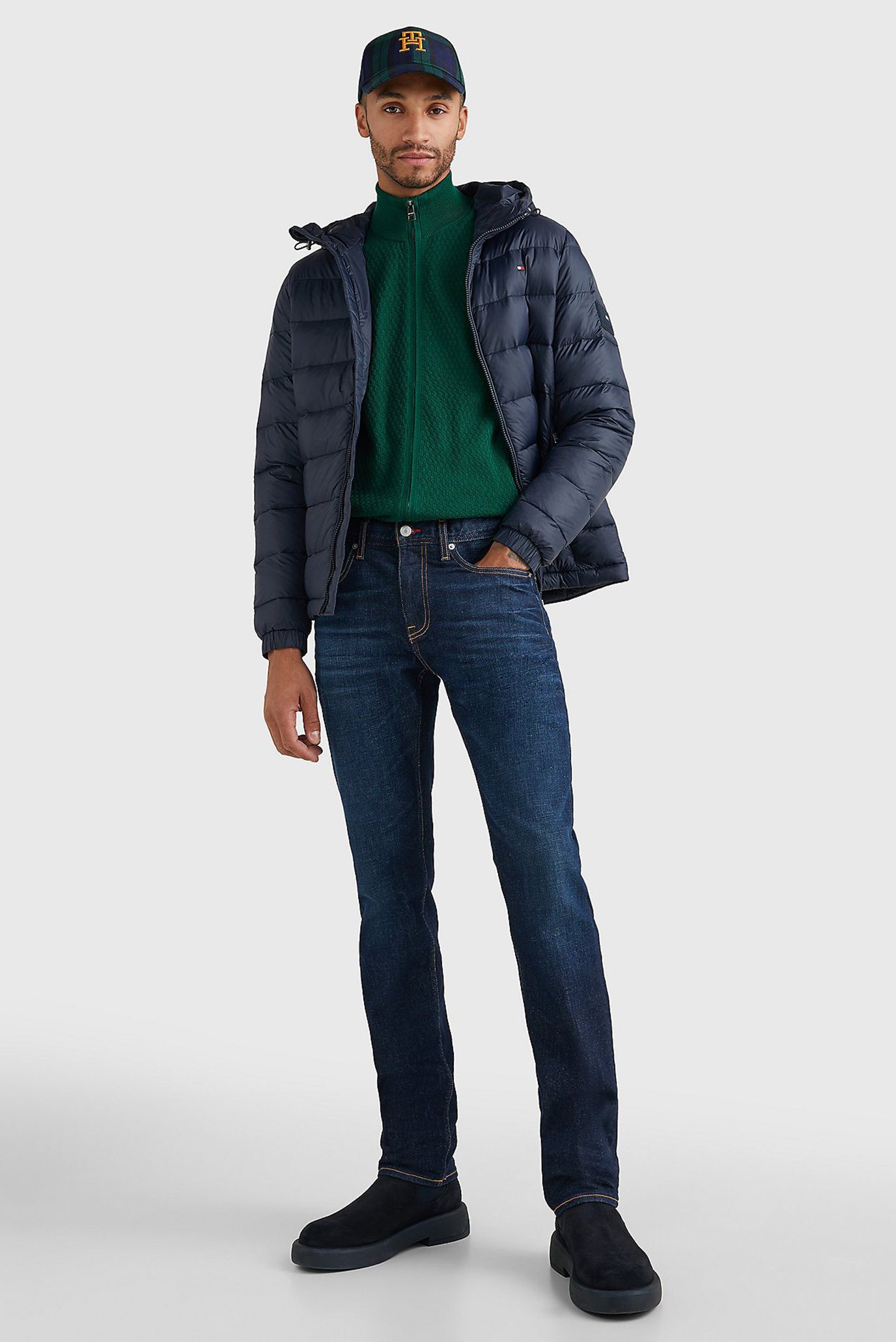 Мужские темно-синие джинсы STRAIGHT DENTON STR OLIVER IND 2