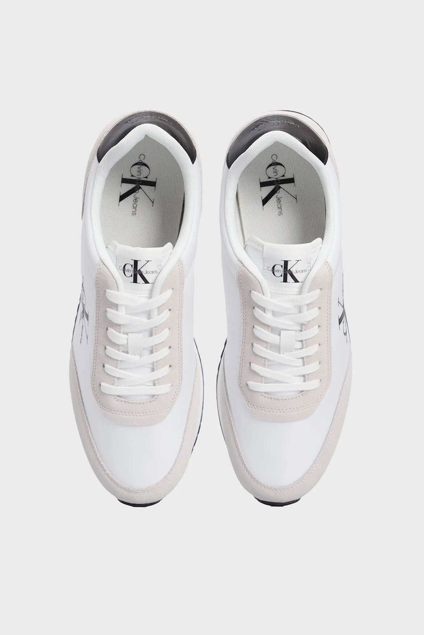 Мужские белые кроссовки RETRO RUNNER LOW LACEUP SU-NY ML 4