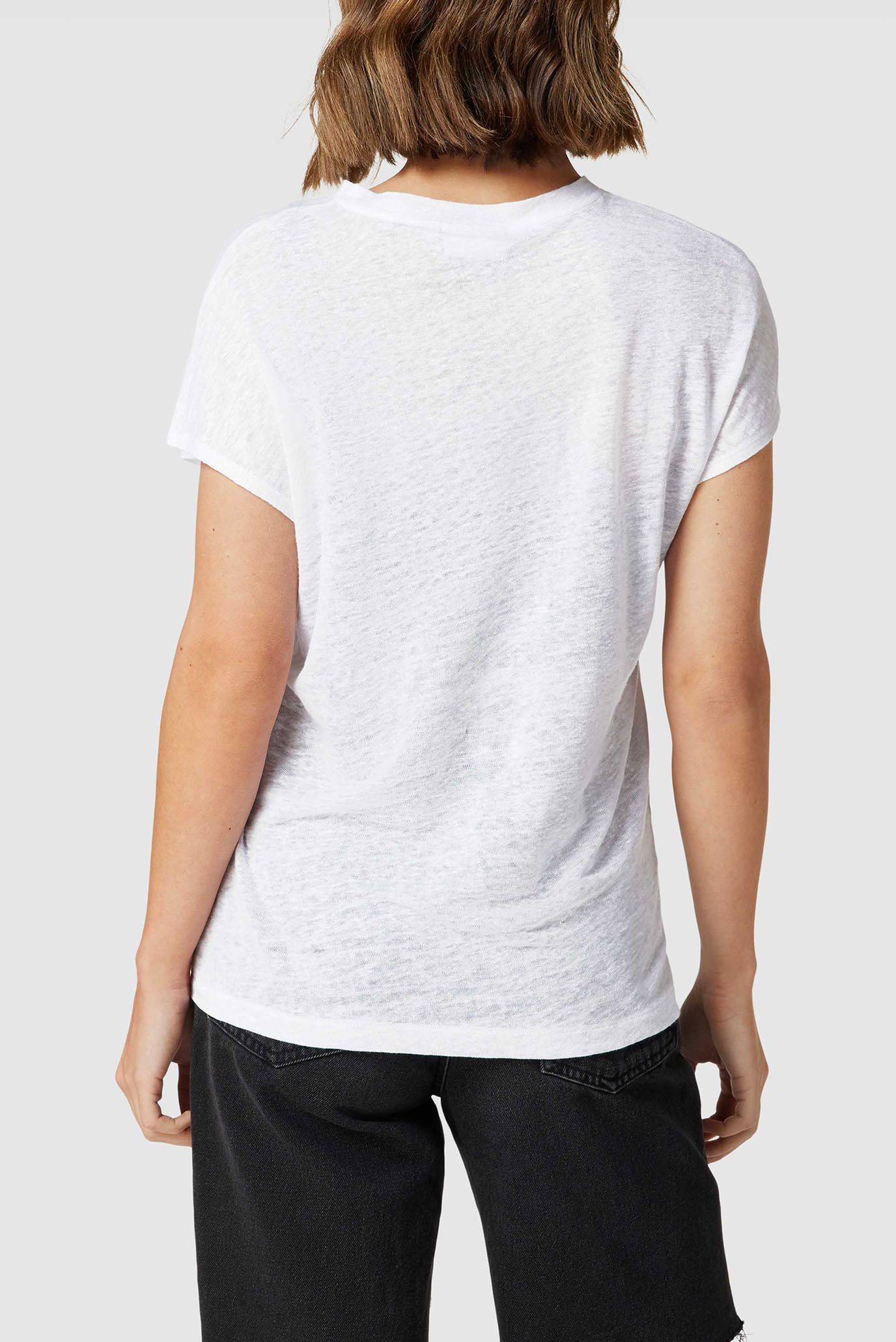 Топ LINEN JERSEY C-NECK TOP SS 2