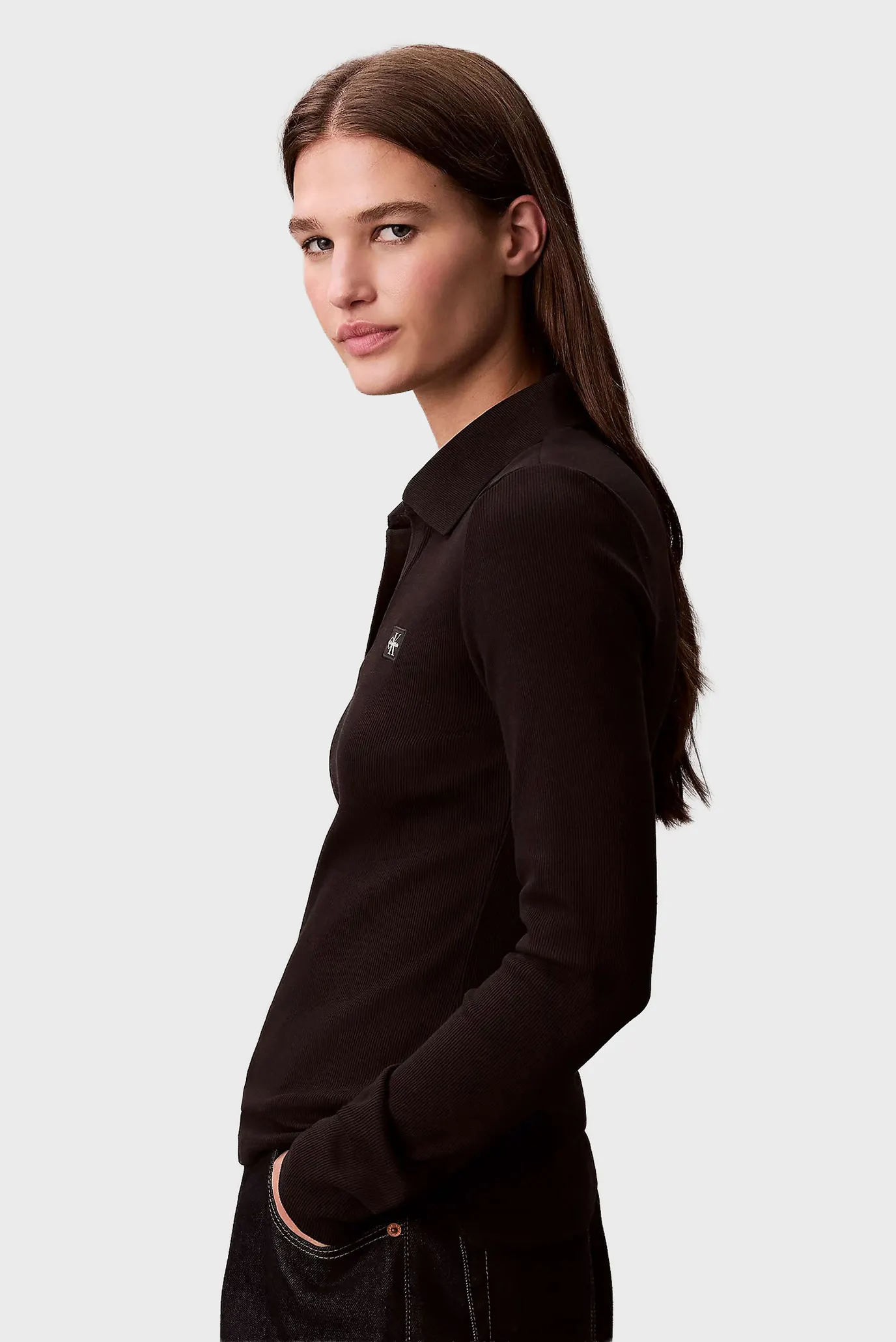 Лонгслив LS WOVEN LABEL 2X2 RIB JOHNNY CO 5