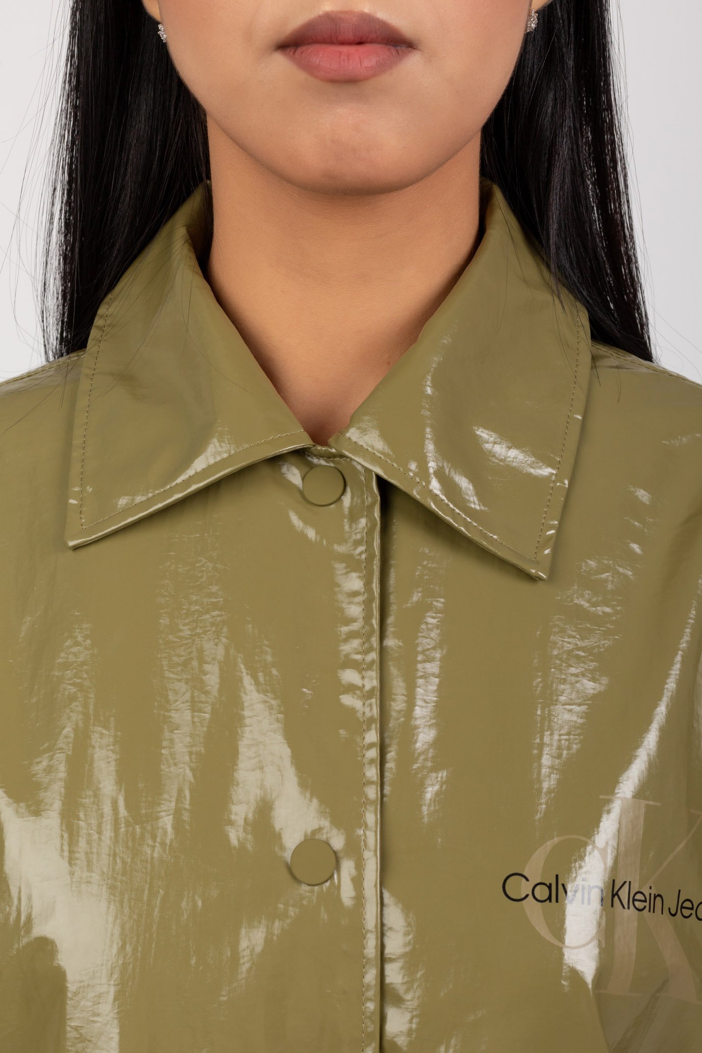 Куртка кожаная COATED LONG JACKET 4