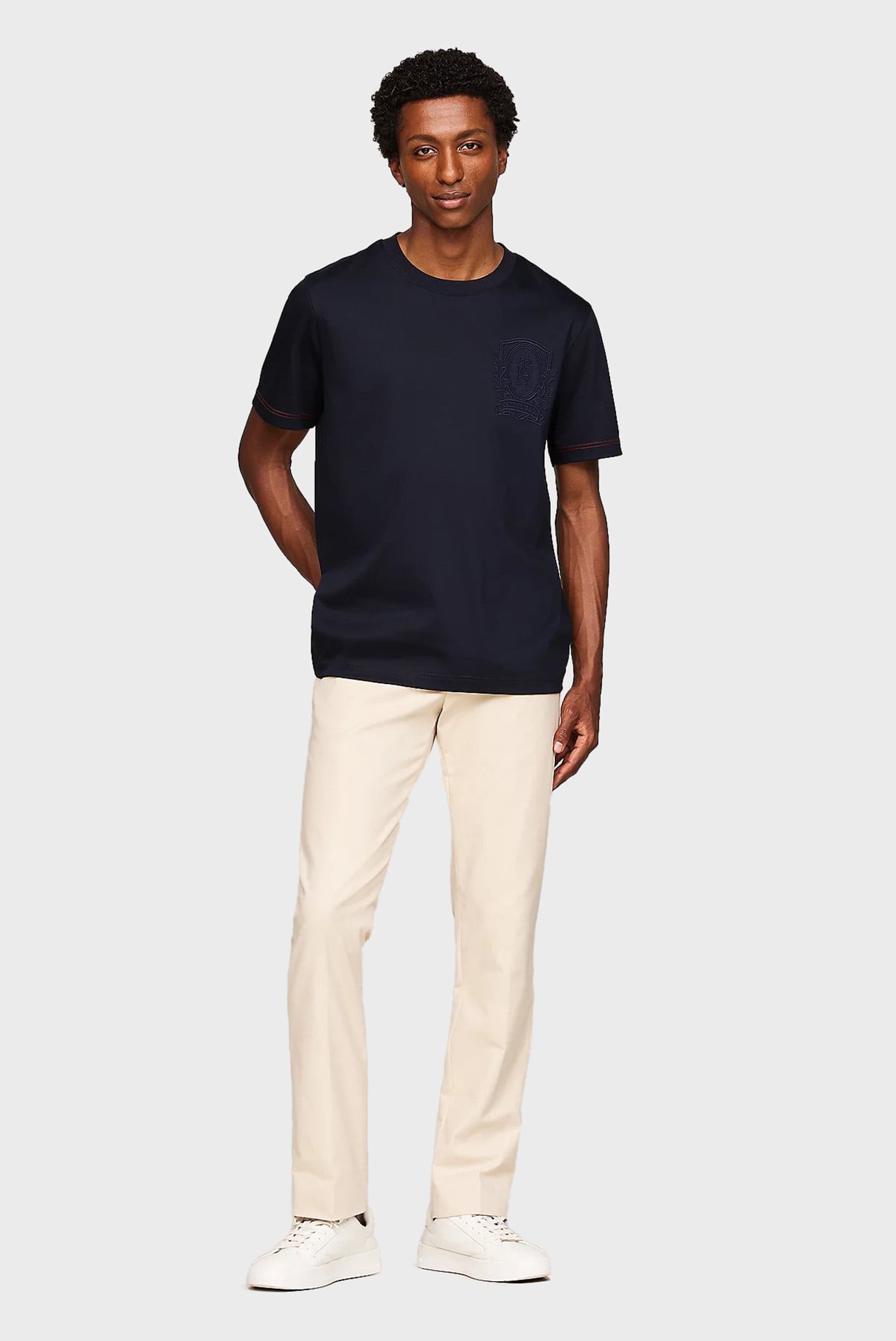 Мужская темно-синяя футболка HERALDIC CREST TEE 2