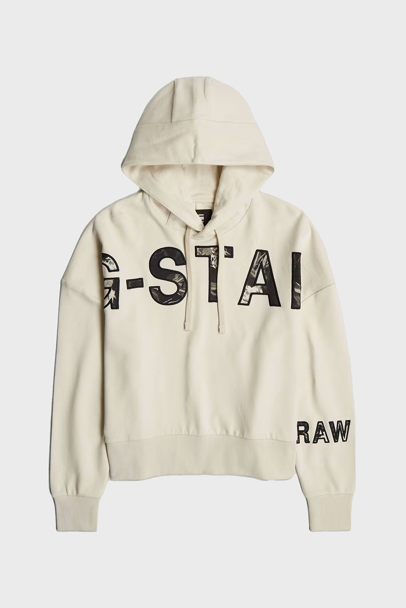 Женское белое худи Embro print ovs hdd sw wmn 6