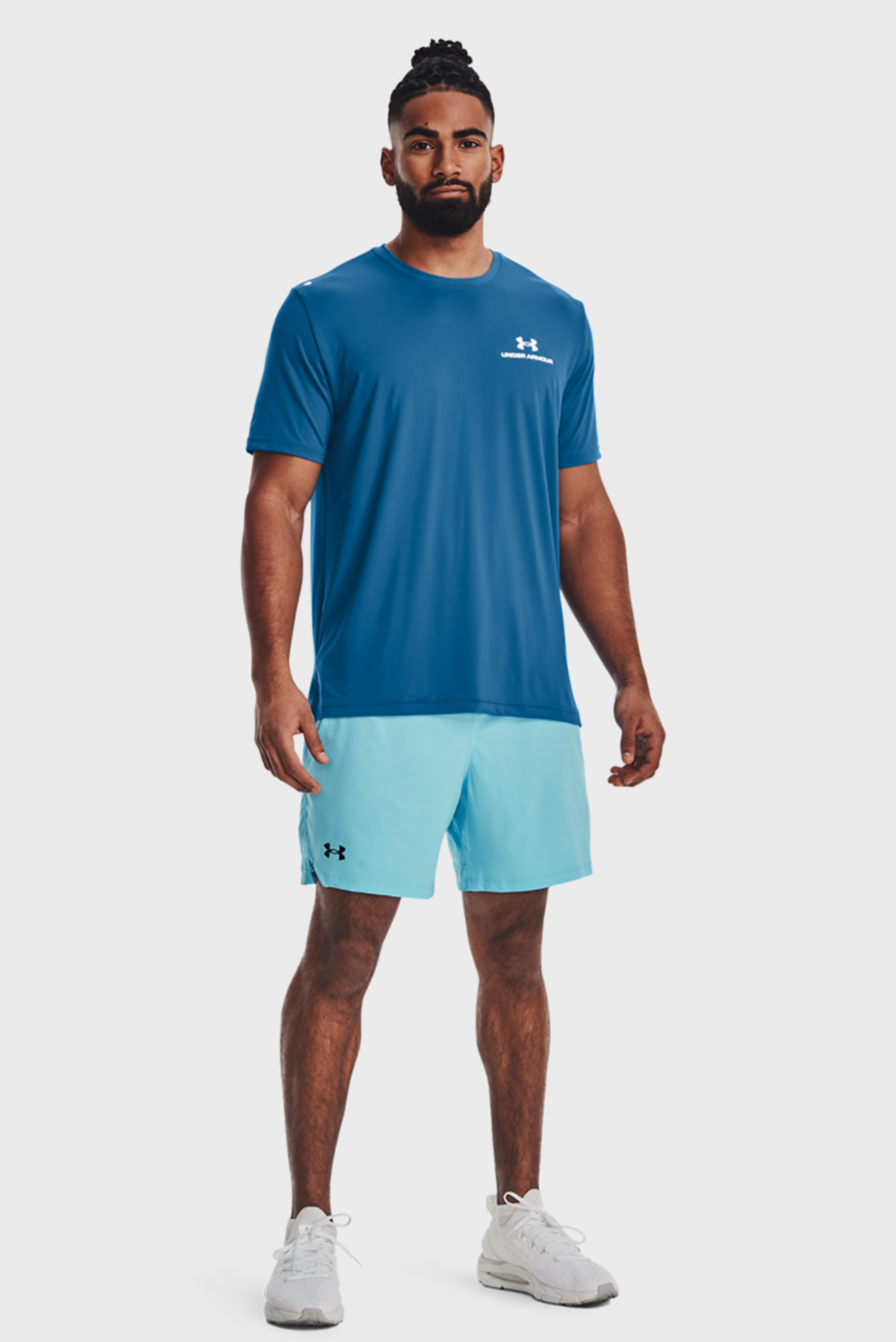 Мужская синяя футболка UA Rush Energy SS 8