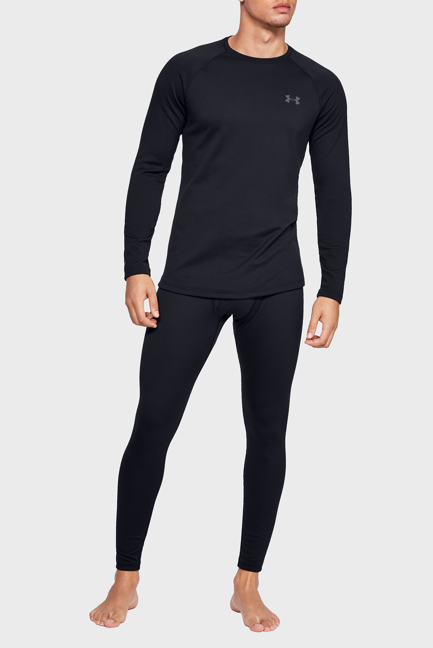 Мужской черный термореглан Packaged Base 3.0 Crew 3