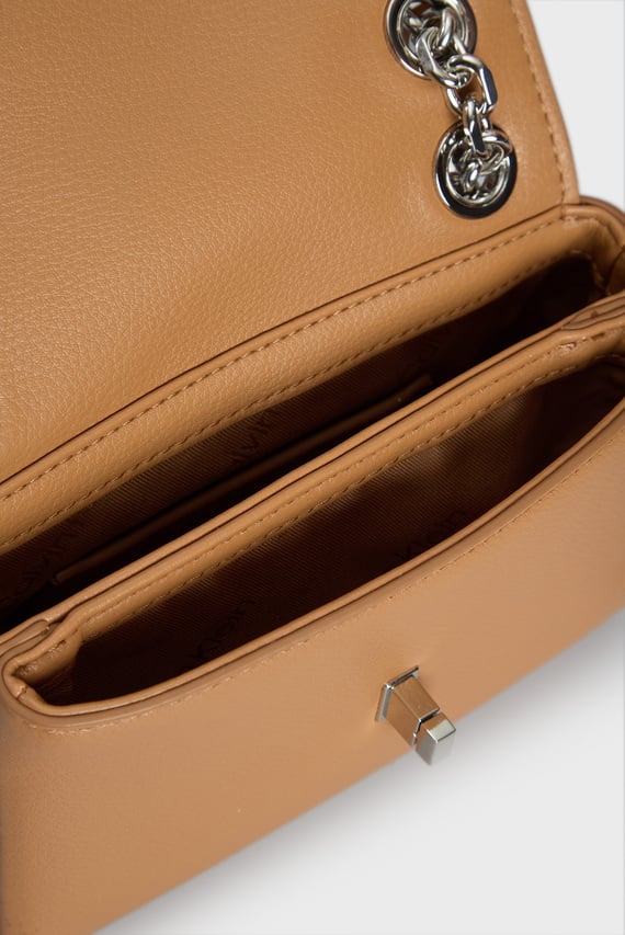 Женская коричневая сумка RE-LOCK SM CONV SHOULDER