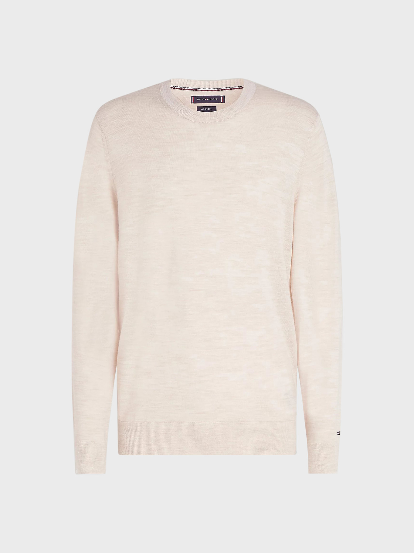 Мужской бежевый шерстяной джемпер DC FINE GAUGE MERINO CREW NK 6