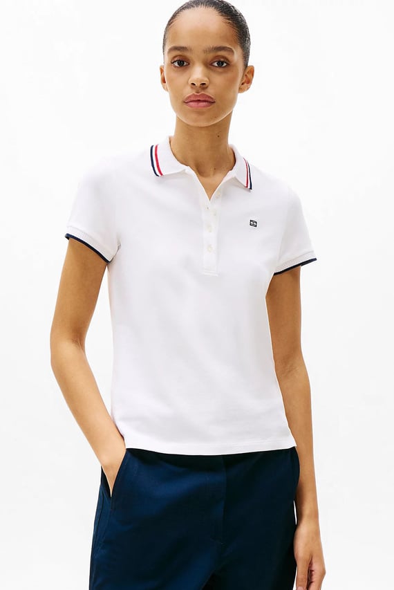 Поло FEMININE SPORTY SLIM POLO SS