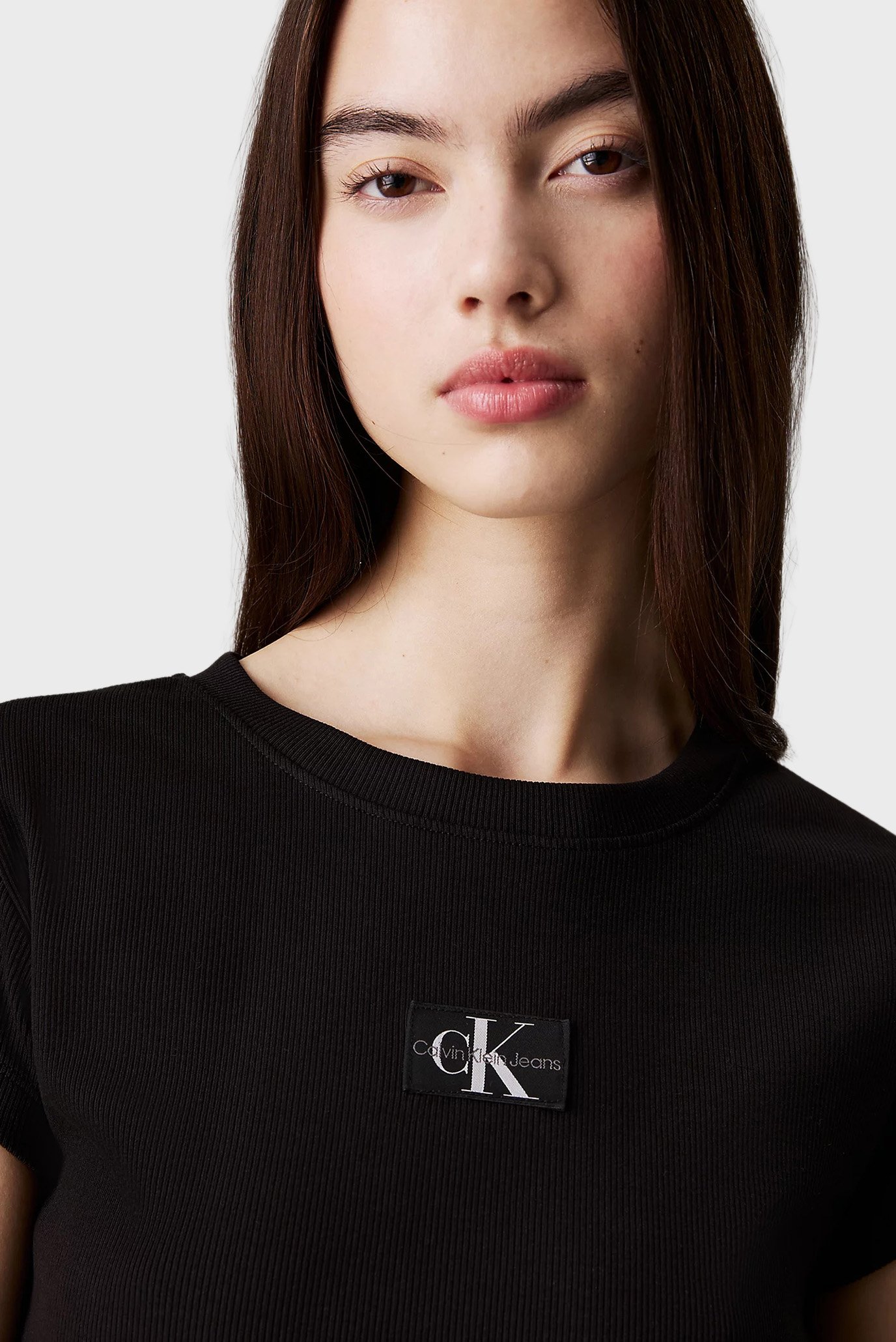 Футболка WOVEN LABEL RIB BABY TEE 4