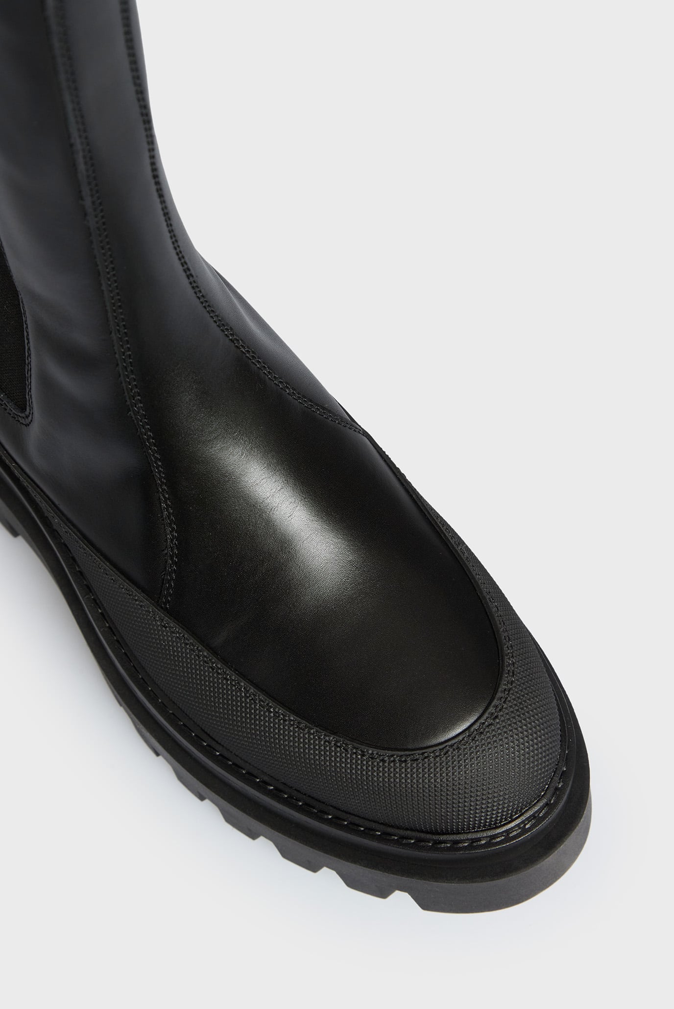 Женские черные челси FLATFORM CHELSEA BOOT LTH WN 9