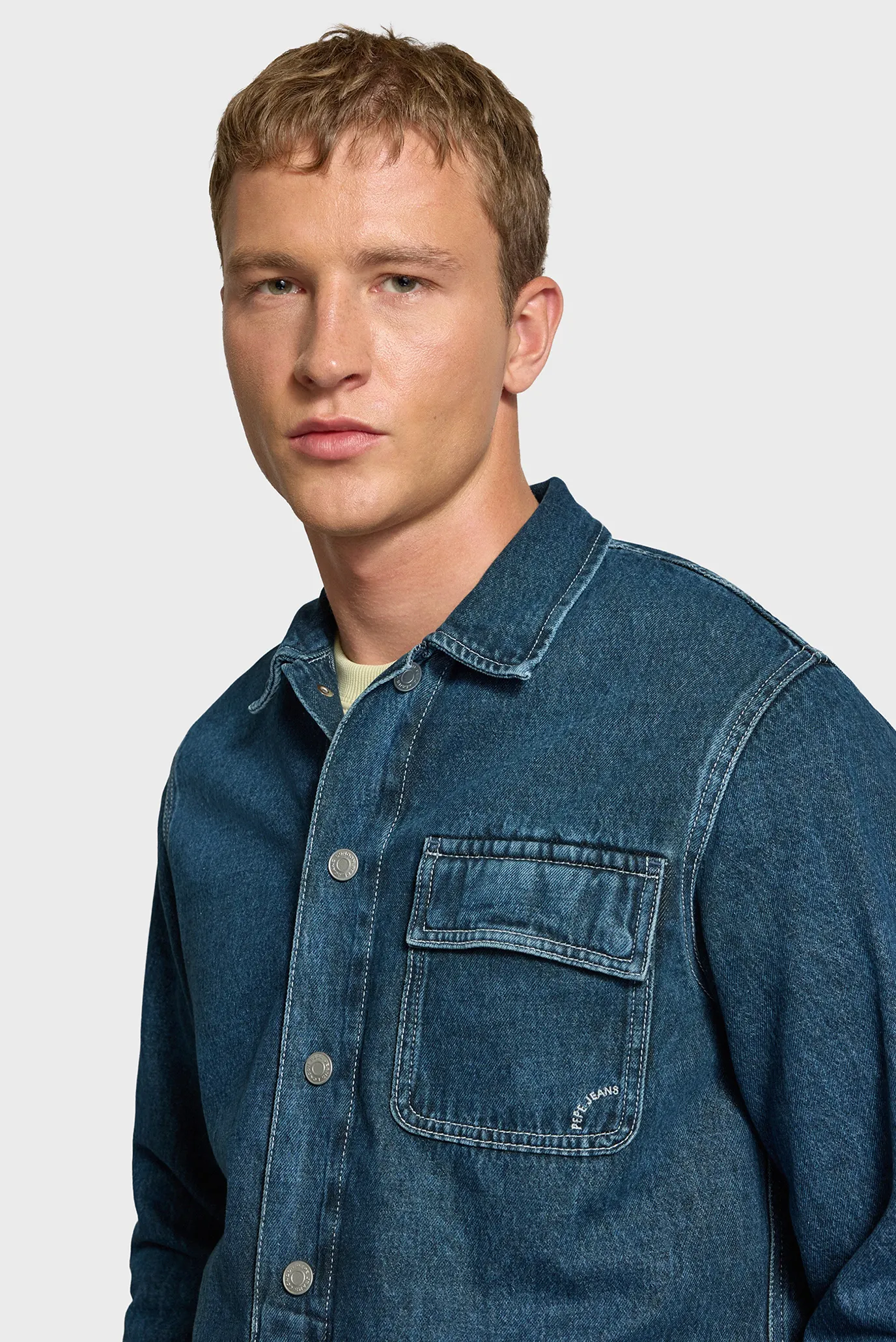 Рубашка OTTO OVERSHIRT PETROL BLUE 3