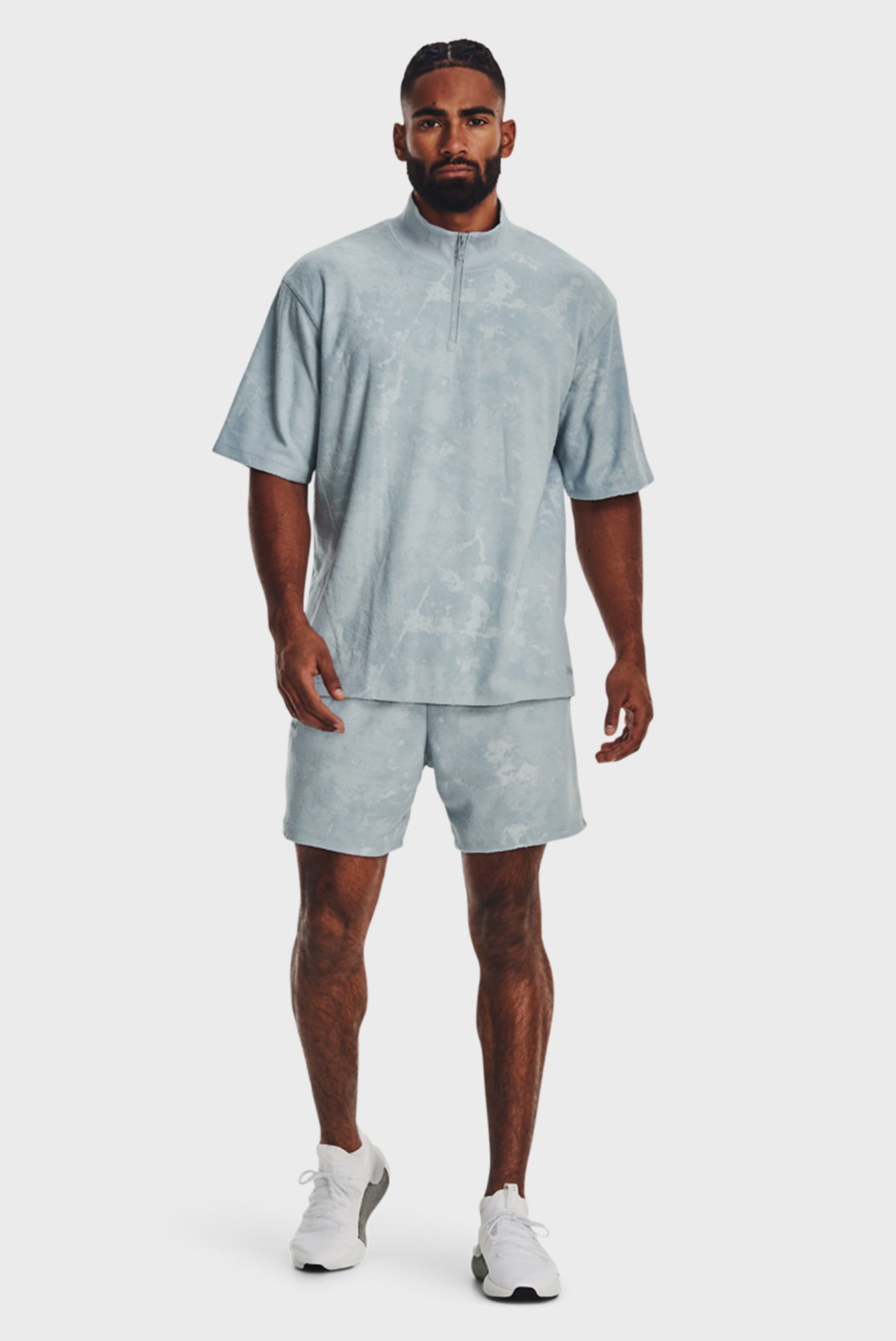 Мужские серые шорты UA Journey Terry Shorts 2