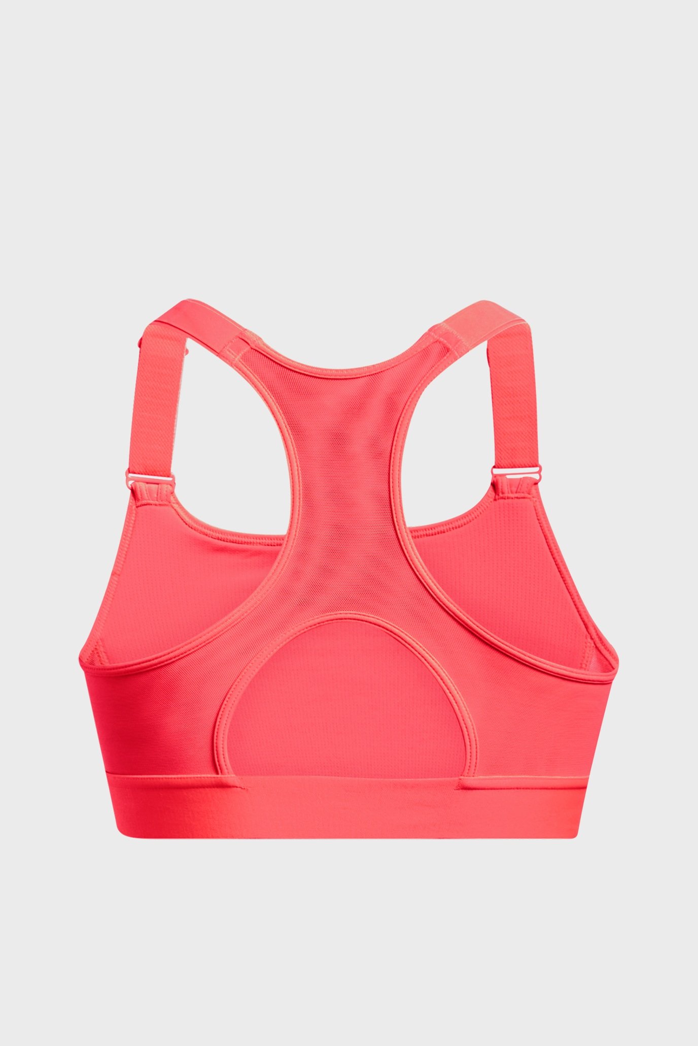 Женский коралловый спортивный топ UA HG Armour High-BLK 9