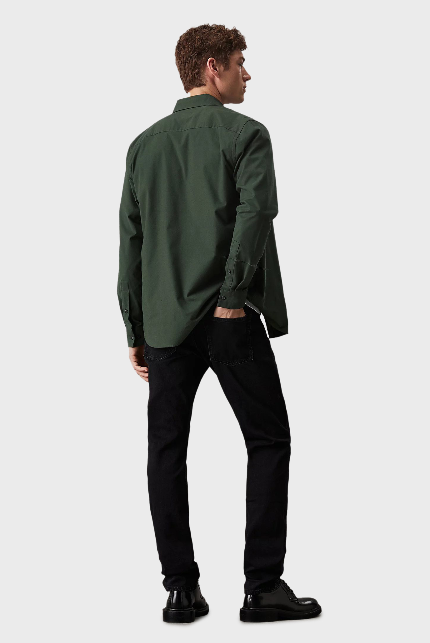 Мужские черные джинсы SLIM FIT WASHED BLACK 3