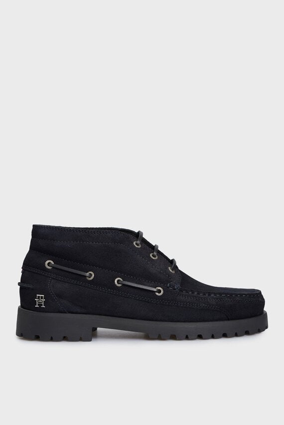 Мужские темно-синие замшевые дезерты TH BOAT BOOT CLASSIC SUEDE