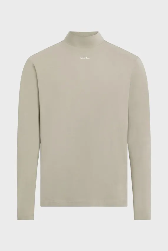 Лонгслив NANO LOGO  LS MOCK T-SHIRT Calvin Klein