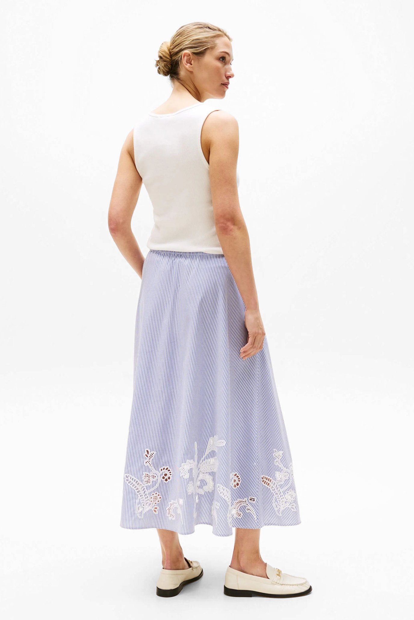 Юбка BRODERIE ANGLAISE LONG SKIRT 3