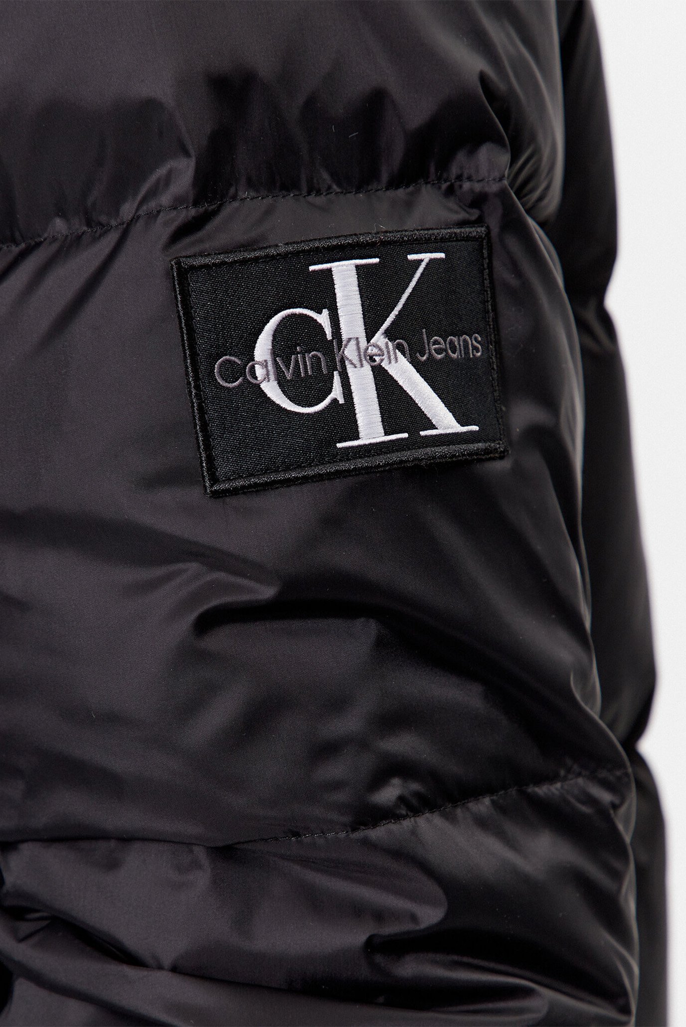 Мужской черный пуховик ESSENTIALS DOWN LONG PARKA 5