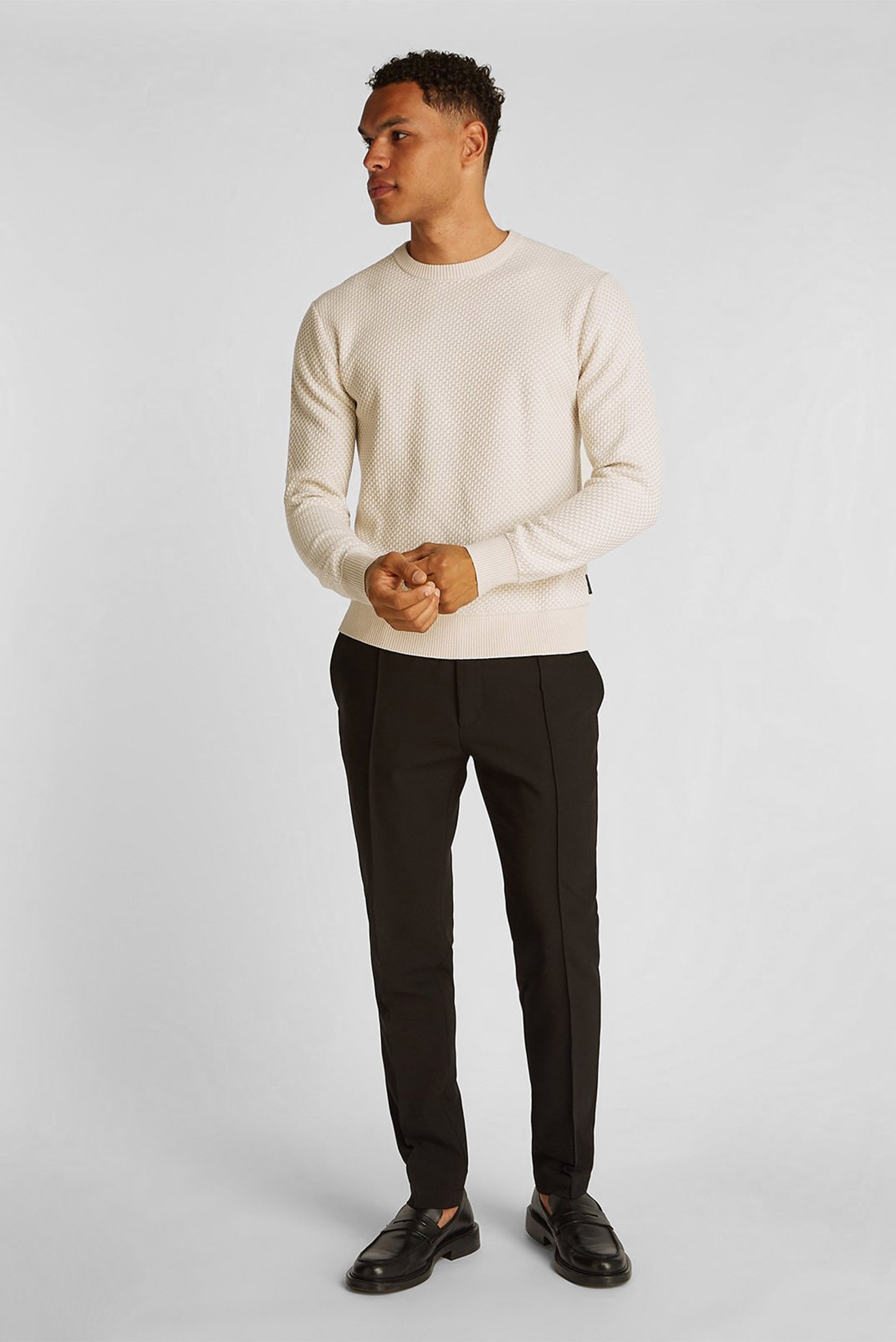 Свитшот TWO TONE HONEYCOMB MW SWEATERCalvin Klein Свитшот TWO TONE HONEYCOMB MW SWEATER 2