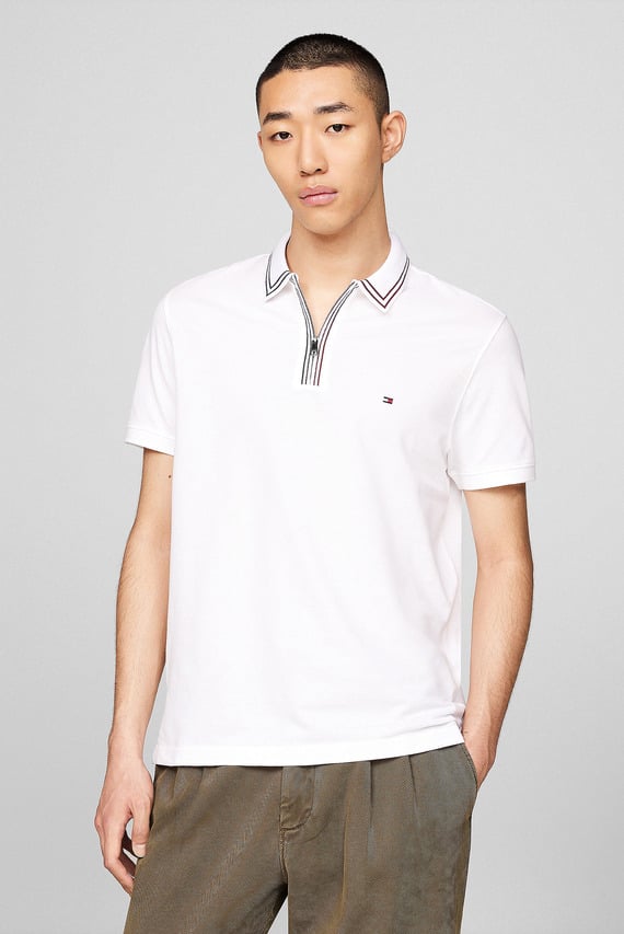 Поло RWB ZIP PLACKET TIPPING REG POLO Tommy Hilfiger