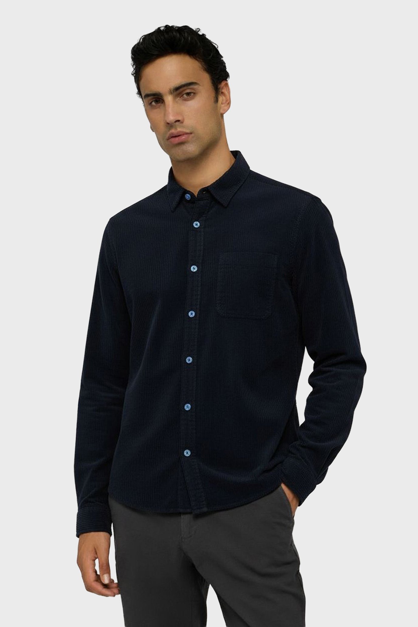 Рубашка MS102T15 CASUAL SHIRT - CORDUROY 1