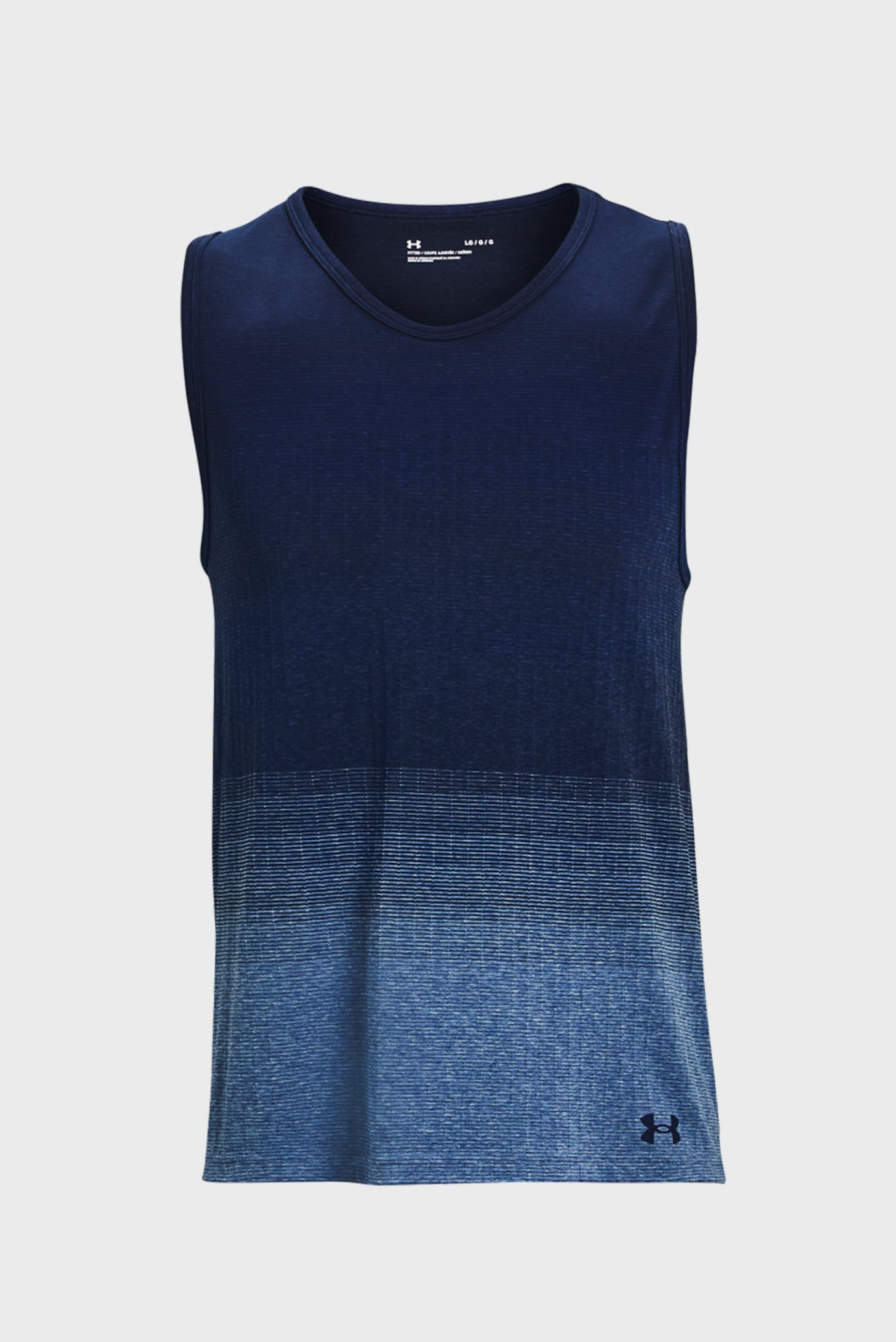 Мужская синяя майка UA Seamless LUX Tank 10