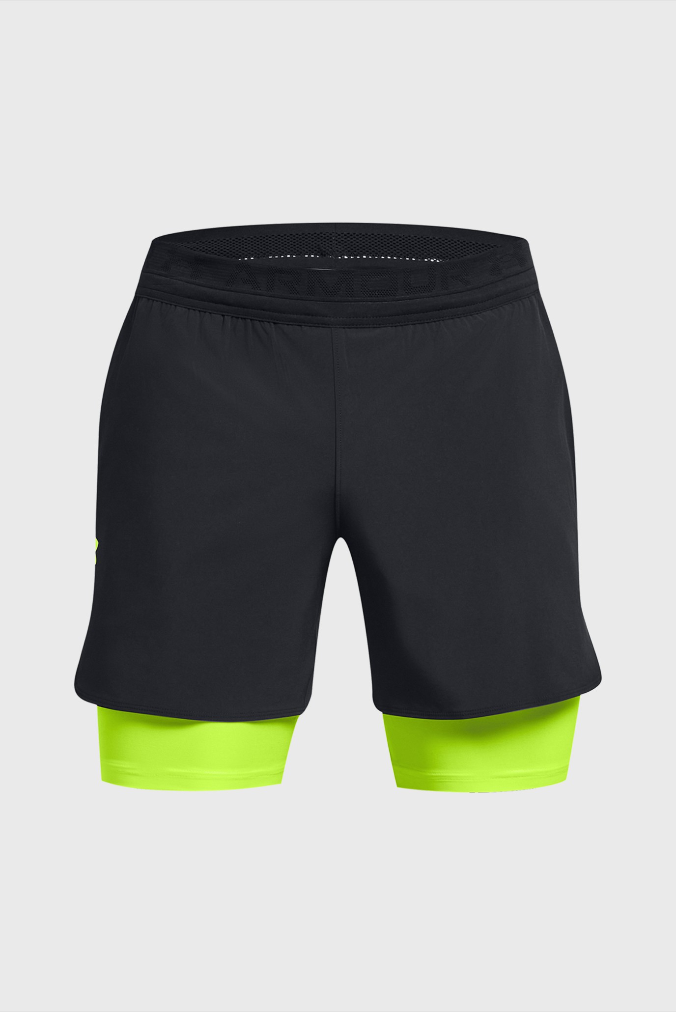 Мужские черные шорты UA Peak Woven 2in1 Sts 10