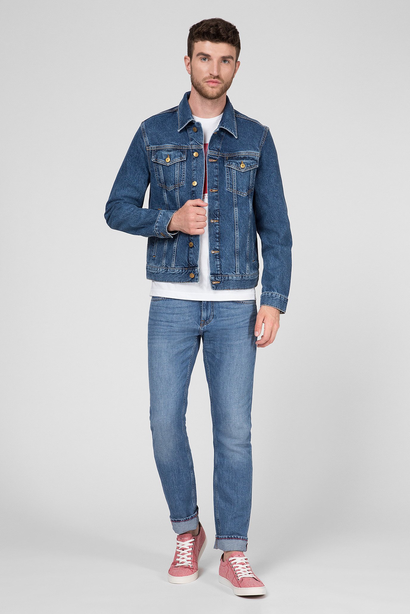 Мужская синяя джинсовая куртка ICON TYPE3 STR 90'S STN 10