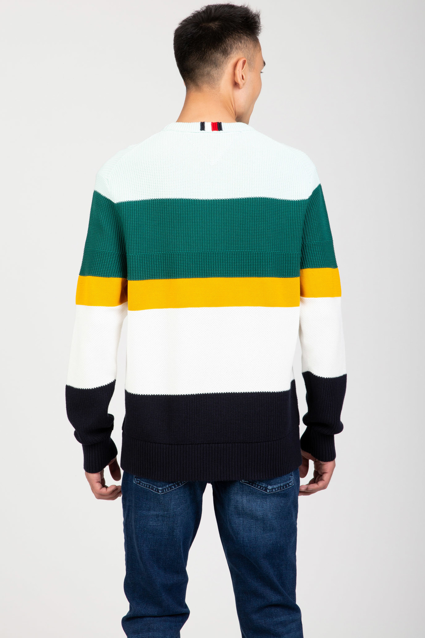 Свитер STRUCTURED BLOCK STRIPE SWEATER 4