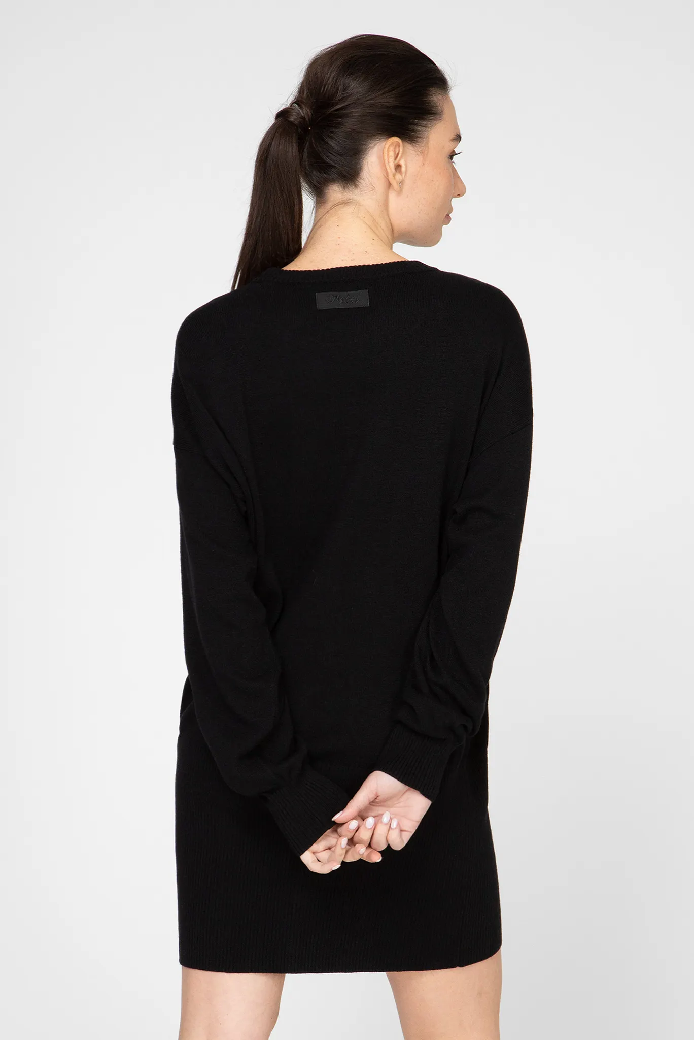 Женское черное платье M-MERS 4