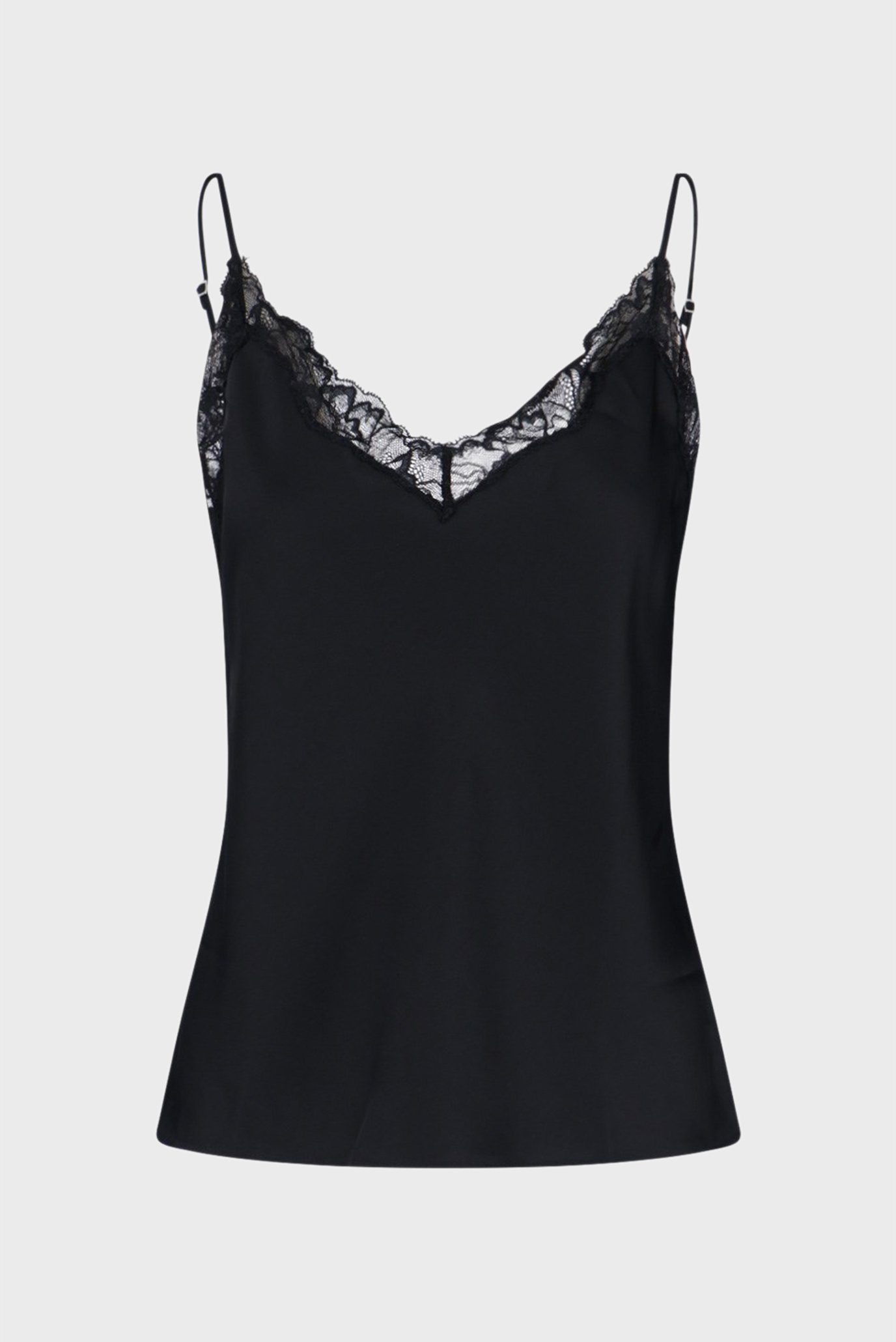 Топ/Matte Satin Cami with Lace 6