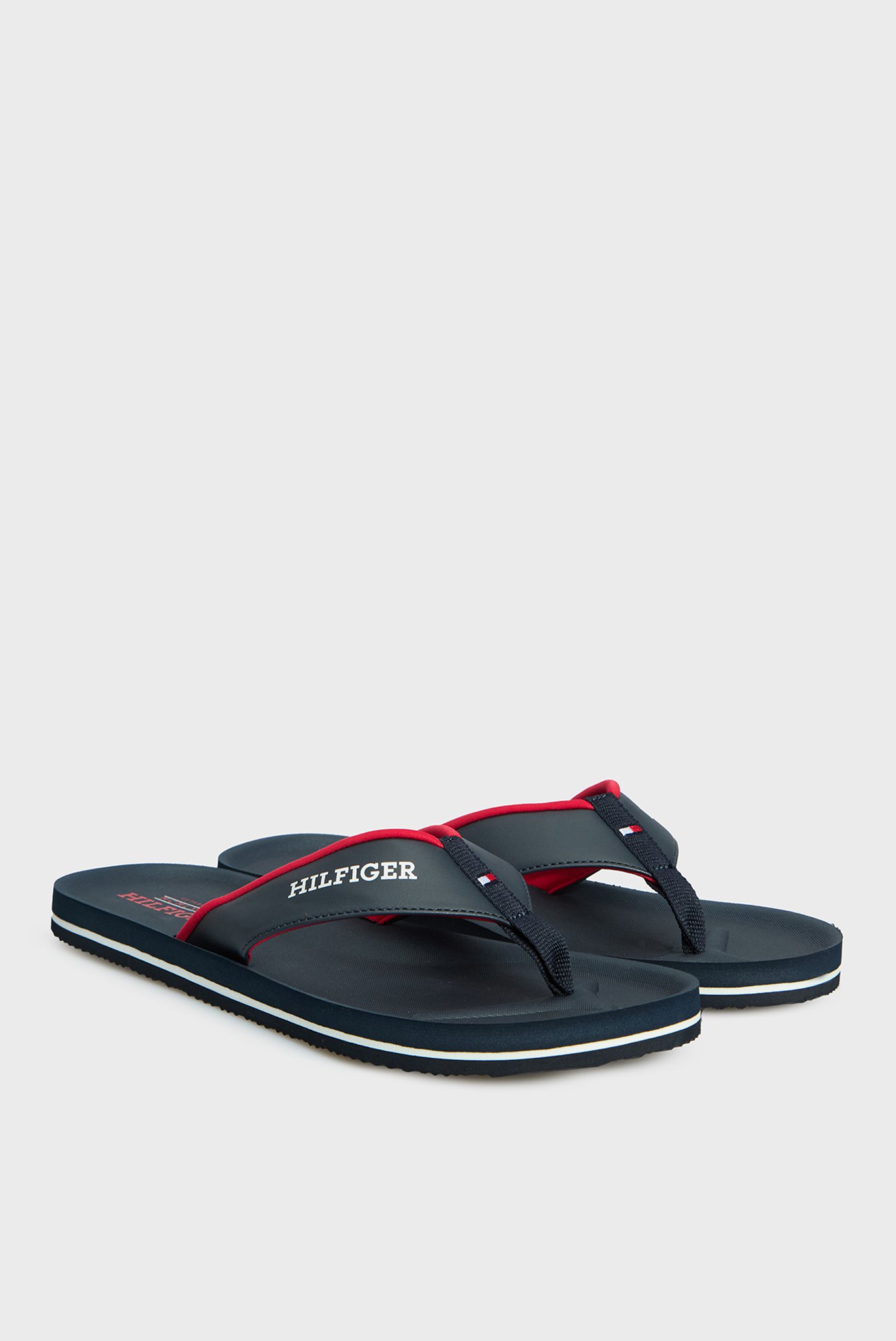 Мужские темно-синие вьетнамки PADDED COMFORT HILFIGERTommy Hilfiger Мужские темно-синие вьетнамки PADDED COMFORT HILFIGER 3