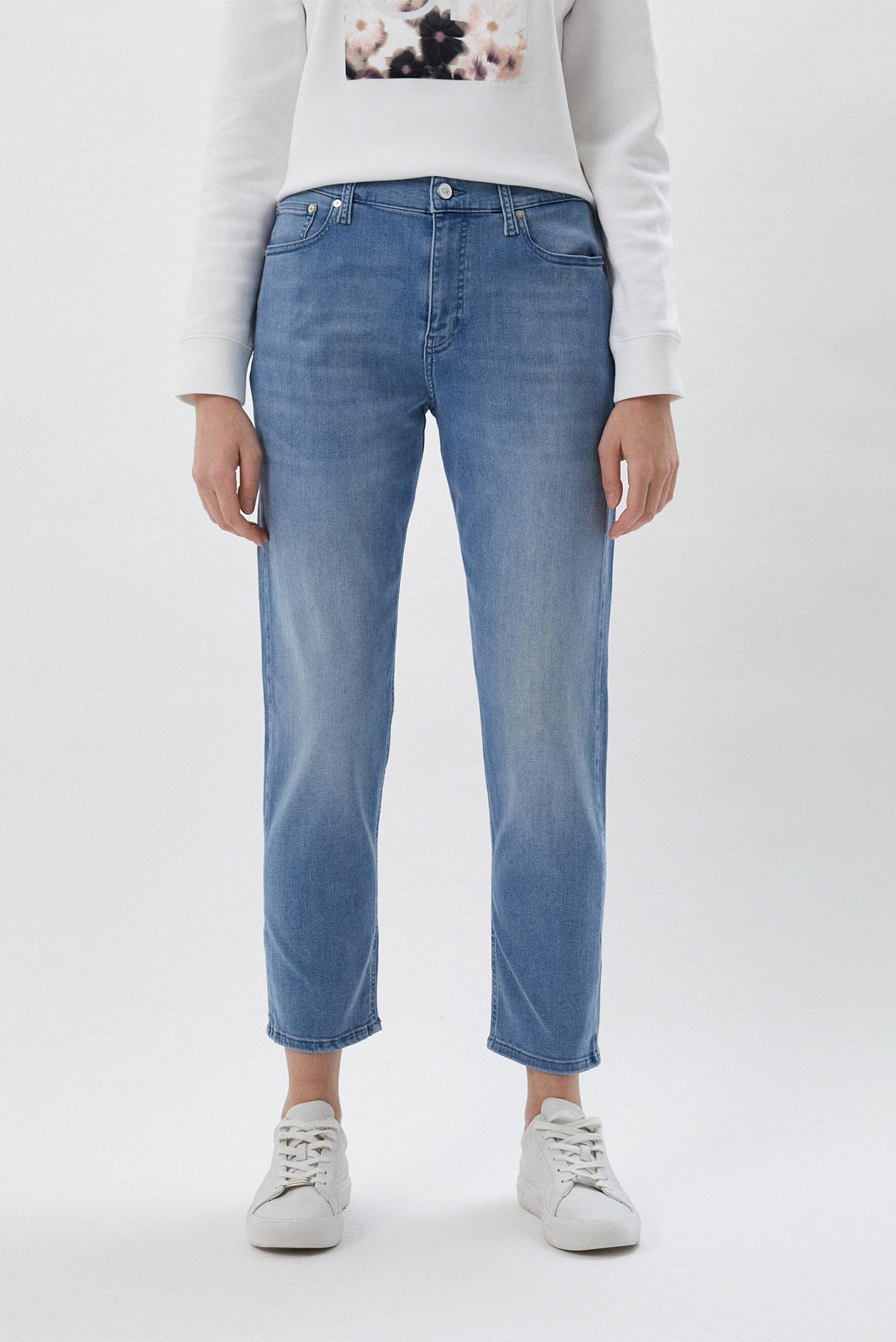 Женские голубые джинсы SLIM BOYFRIENDCalvin Klein Женские голубые джинсы SLIM BOYFRIEND 5