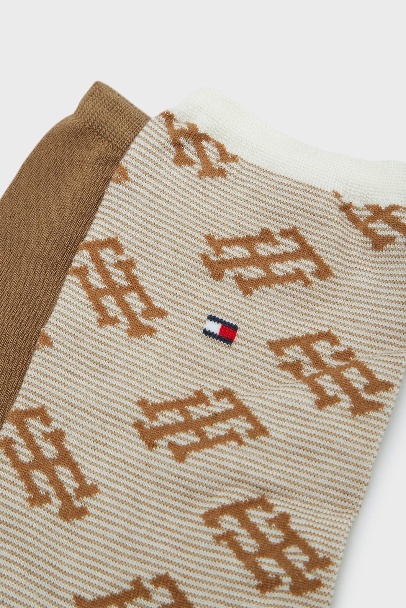 Носки TH WOMEN SOCK 2P MONOGRAM ONE ROW STRIPE 2