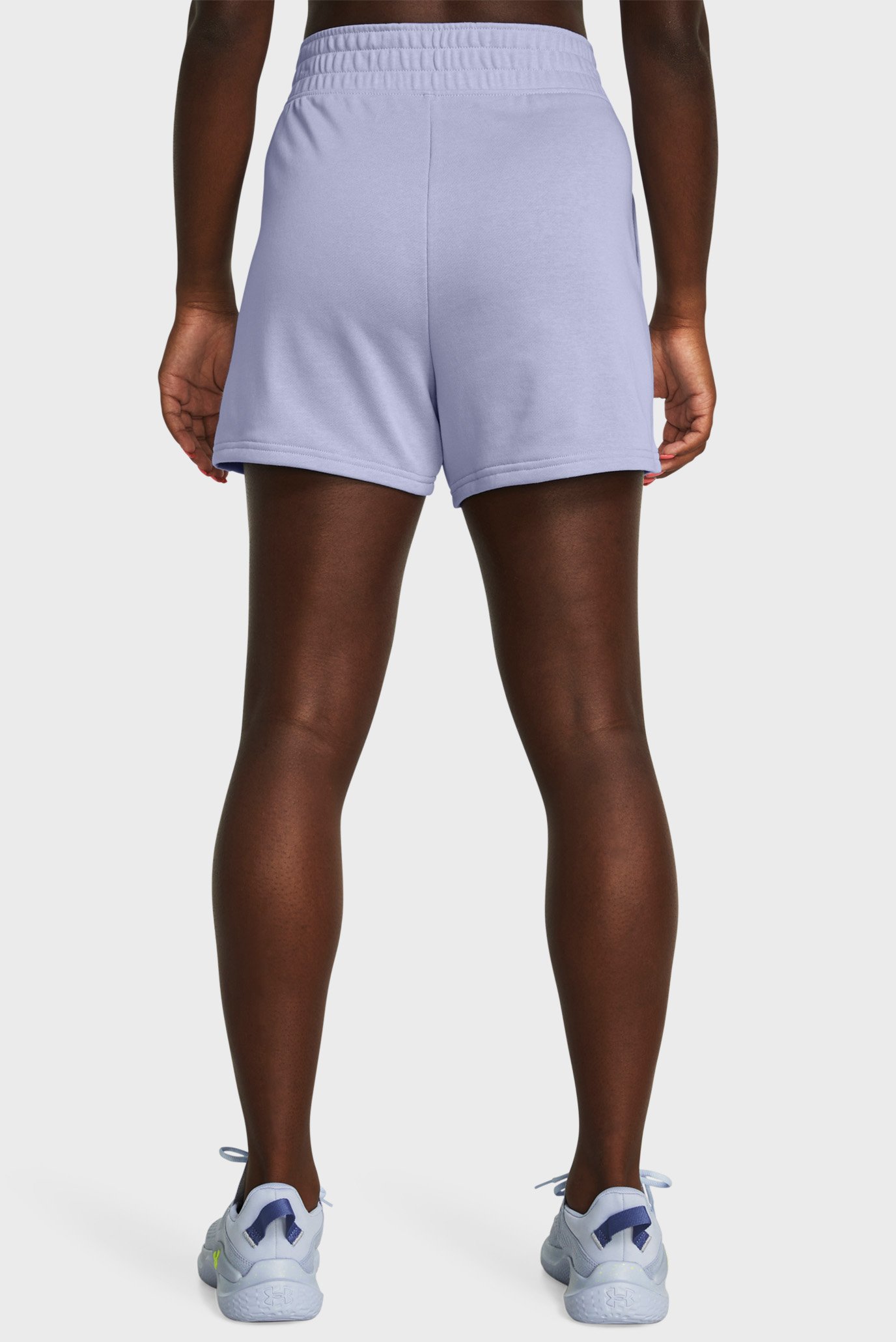 Женские сиреневые шорты UA Rival Terry Short 3