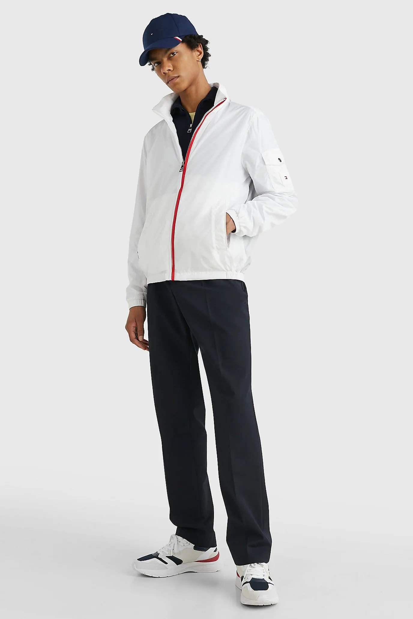 Мужская белая ветровка PACKABLE REGATTA JACKET 2