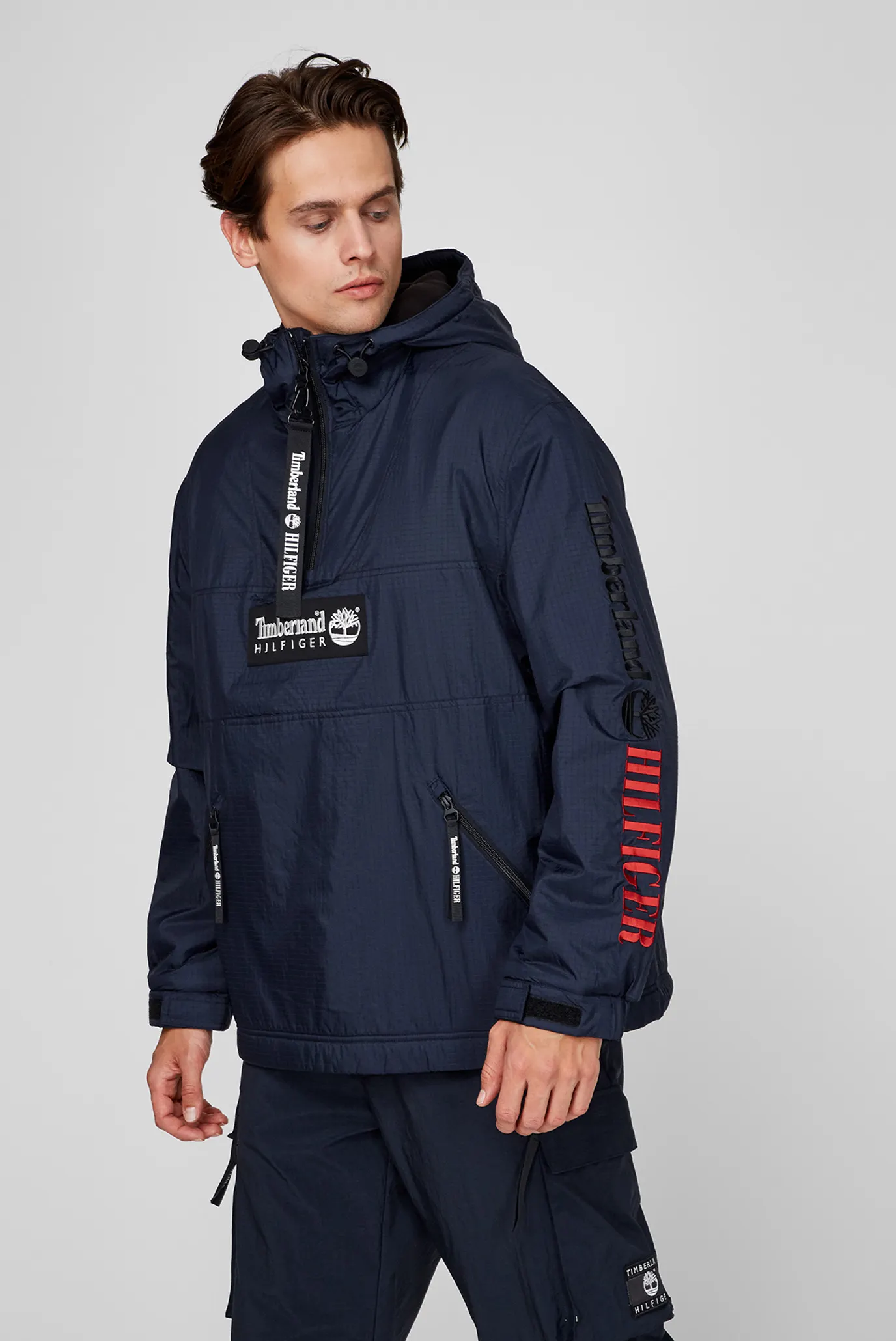 Мужской синий анорак Tommy Hilfiger x Timberland 8