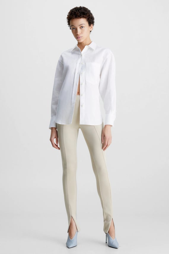 Рубашка LINEN RELAXED SHIRT