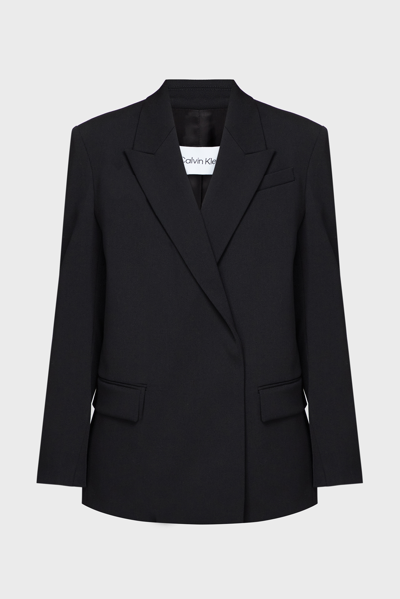 Женский черный жакет WOOL TWILL BLAZER 4