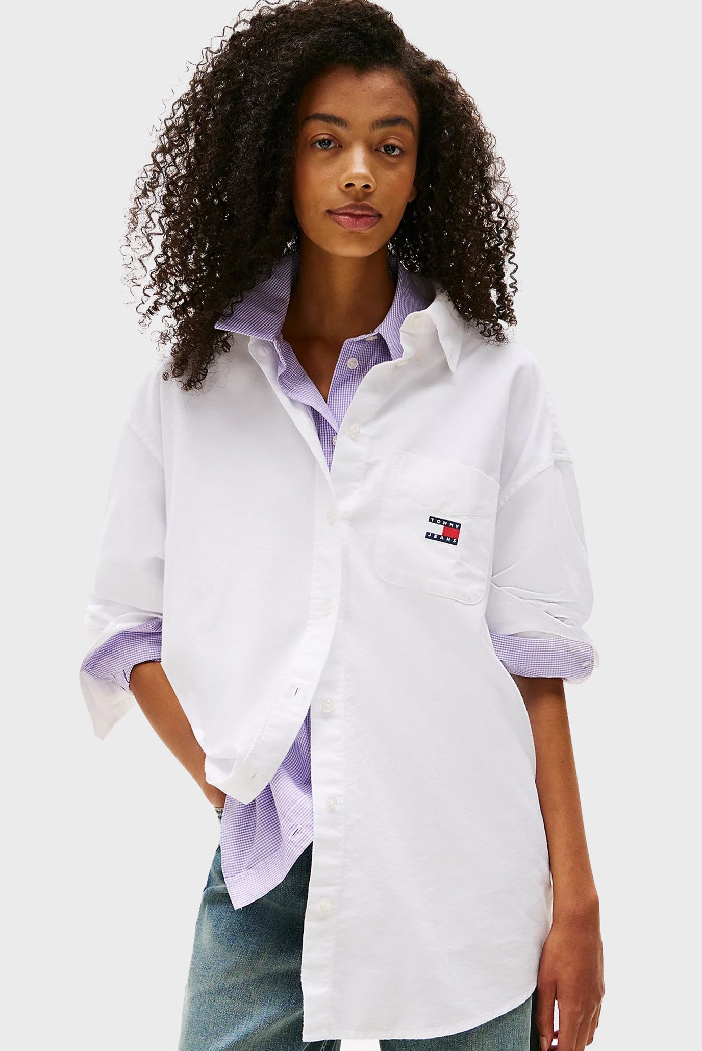 Рубашка TJW OVS BADGE OXFORD SHIRT EXT 1