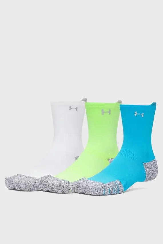 Носки UA Velociti Run Cush 3p Crew-BLU Under Armour