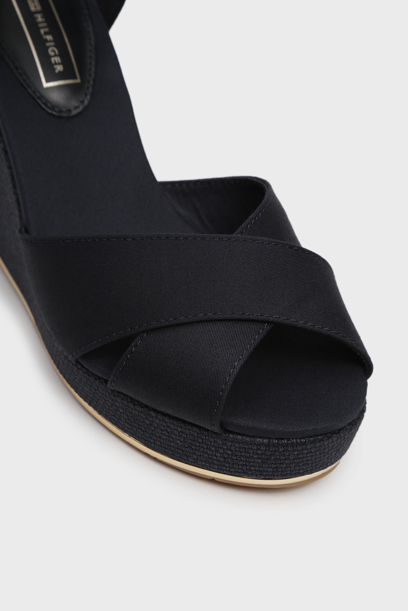 Женские темно-синие босоножки FEMININE WEDGE 9