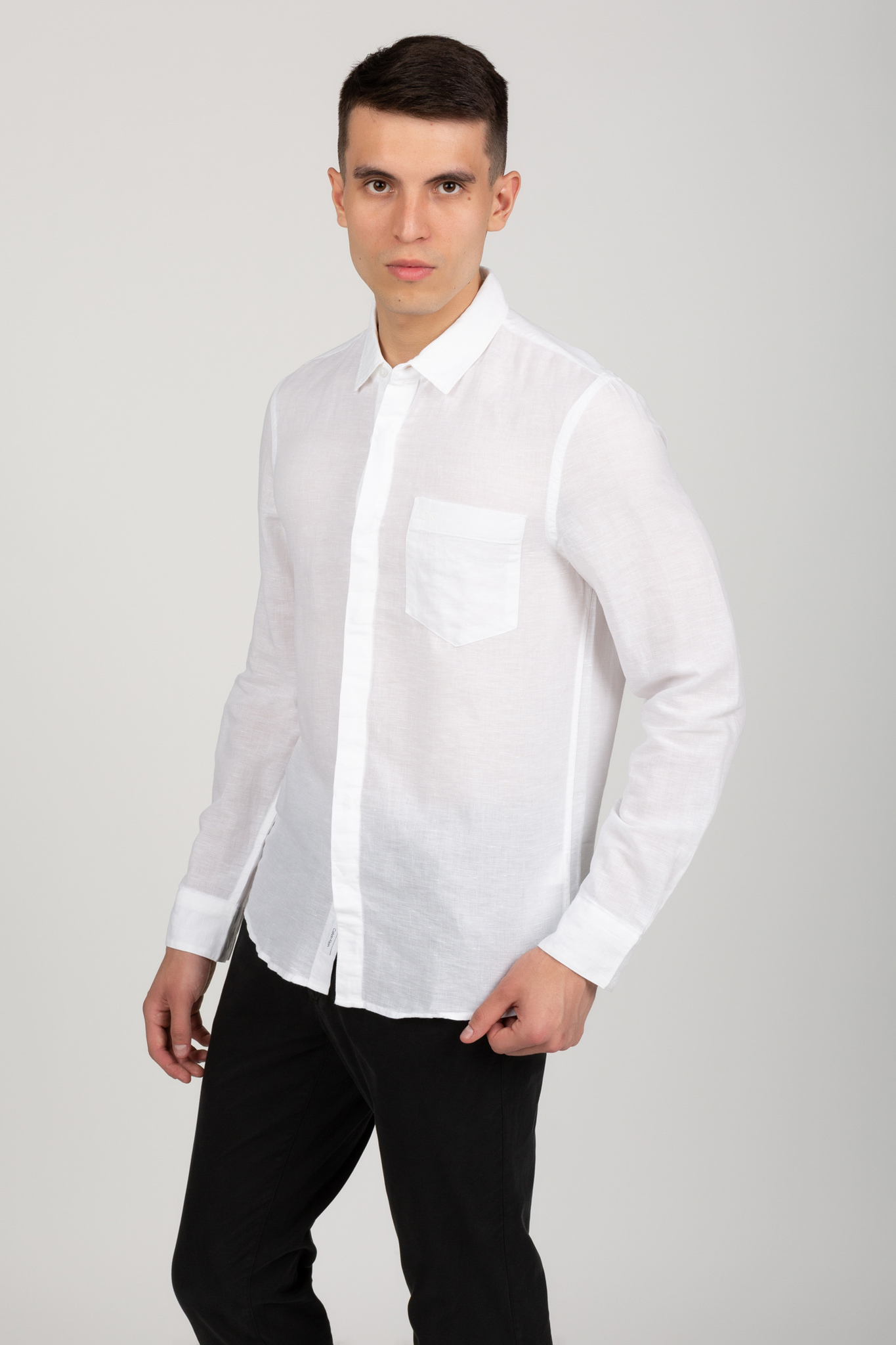 Рубашка LINEN COTTON REGULAR SHIRT 2