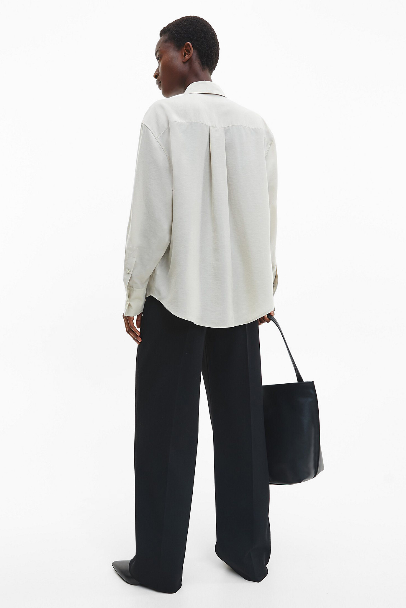 Рубашка/RELAXED SHEER TENCEL SHIRT 3