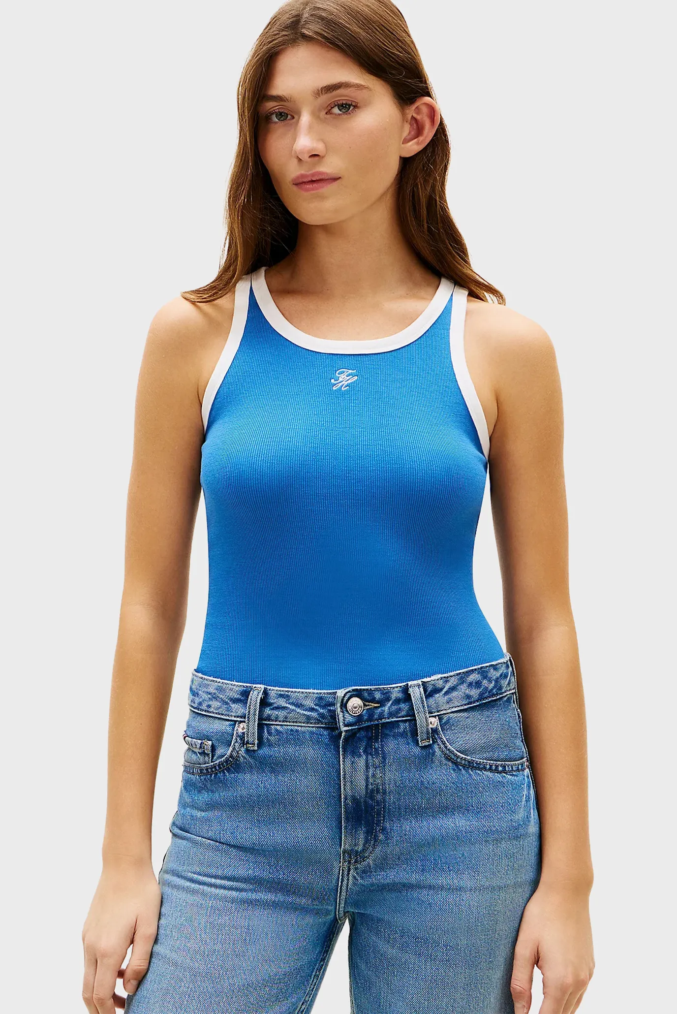 Майка CONTRAST BIND RIB TANK 1